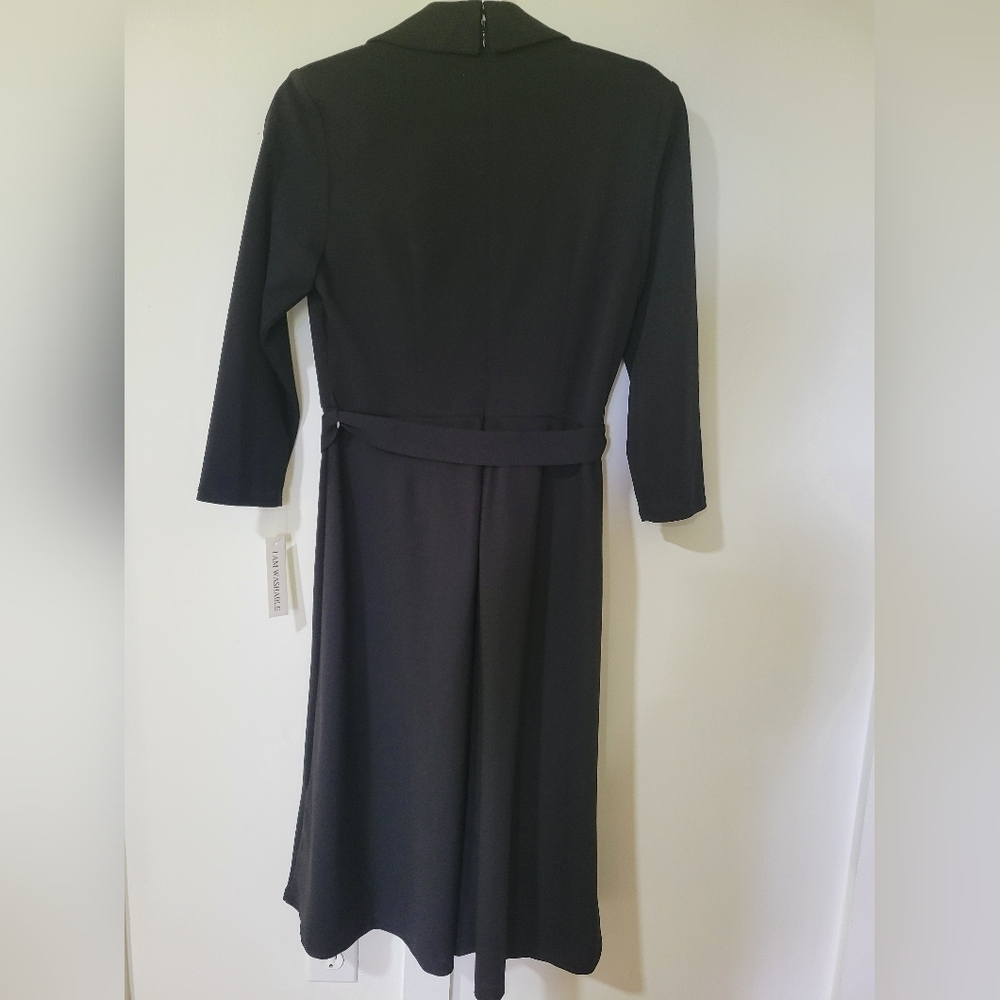 Shelvy Palmer Black Belted Dress - Picture 9 of 16
